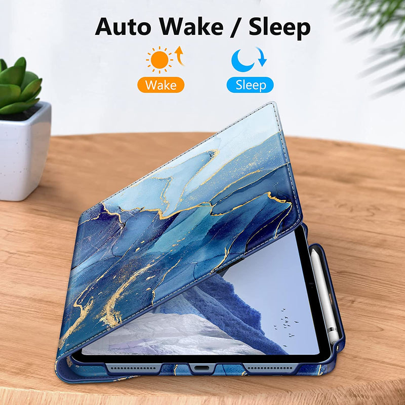 iPad 11-Inch A16 Chip 2025, iPad 10th Gen (2022) 360-Degree Rotating Case w/ Pencil Holder | Fintie
