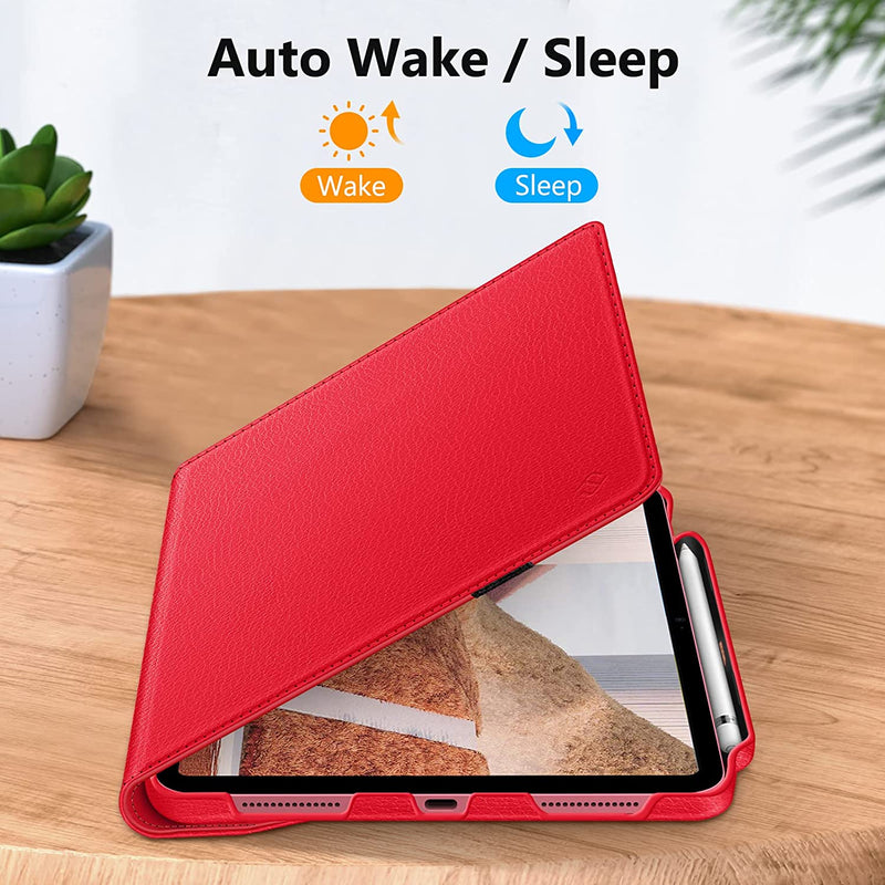 iPad 11-Inch A16 Chip 2025, iPad 10th Gen (2022) 360-Degree Rotating Case w/ Pencil Holder | Fintie