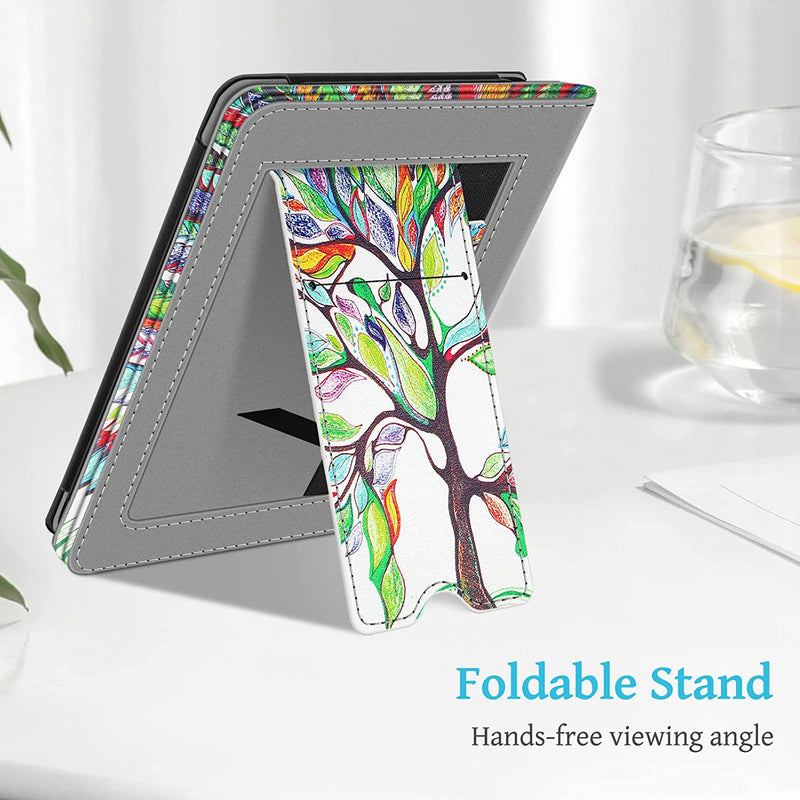 Kindle Paperwhite (11th Gen 2021) Sleeve Case with Foldable Stand and Hand Strap | Fintie