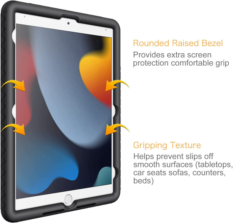 iPad 9th Gen (2021) / iPad 8th Gen / iPad 7th Gen 10.2" Thicken Silicone Back Case | Fintie