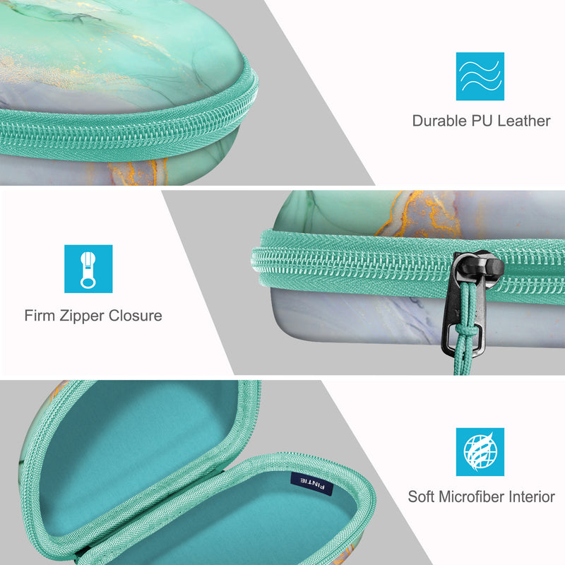 Zipper Eyeglasses Case with Carabiner | Fintie