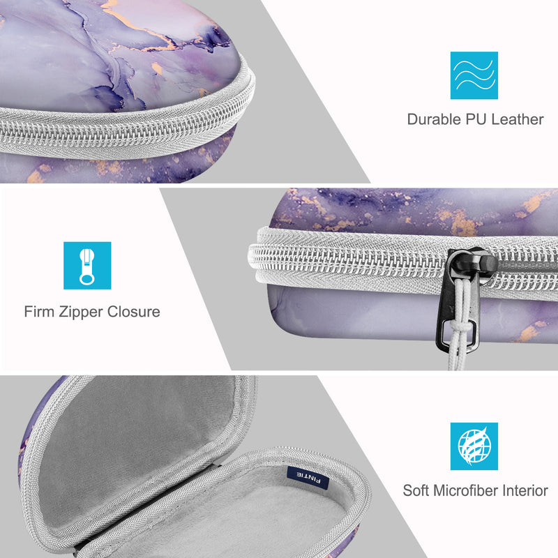 Zipper Eyeglasses Case with Carabiner | Fintie