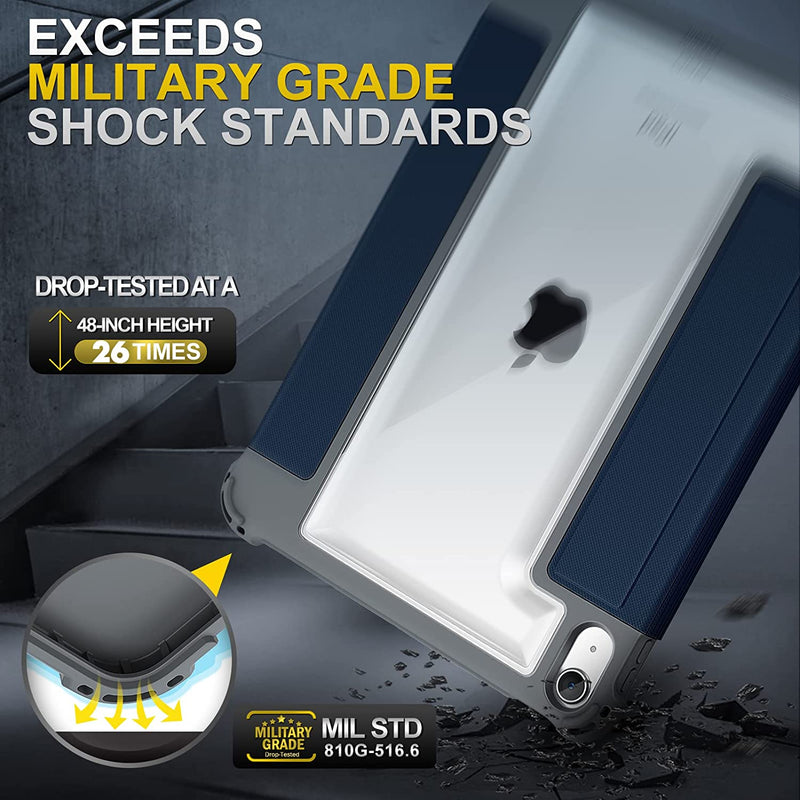 iPad Air 11-inch (M3/M2 chip, 2025/2024), iPad Air 5th/4th Gen (10.9") Hybrid Rugged Case | Fintie