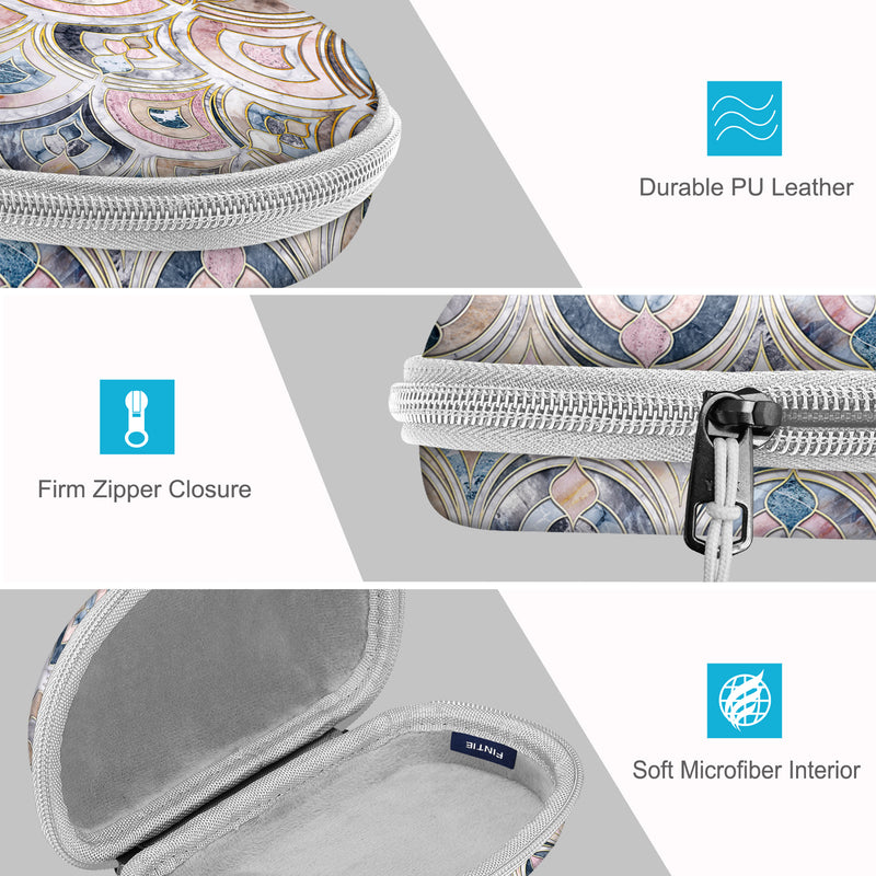 Zipper Eyeglasses Case with Carabiner | Fintie