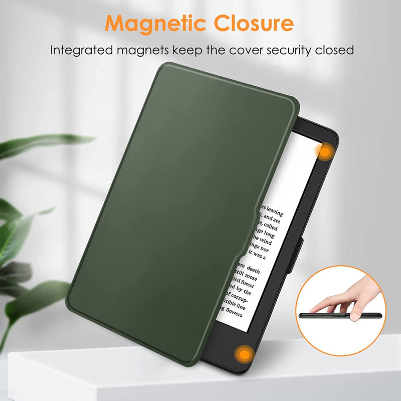Kindle (11th Gen 2024/2022) Slimshell PU Leather Case | Fintie