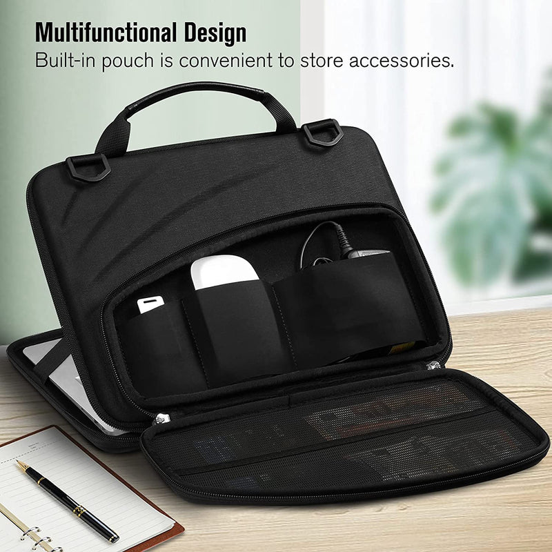 laptop sleeve with accessory pouch