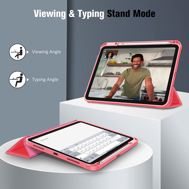 iPad 11-Inch A16 Chip (2025)/iPad 10th Generation 10.9-Inch SlimShell Case w/Soft TPU Stand Back & Pencil Holder | Fintie