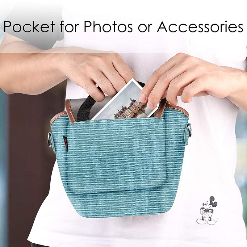 Polaroid OneStep+/OneStep 2 VF Vegan Leather Carrying Bag | Fintie