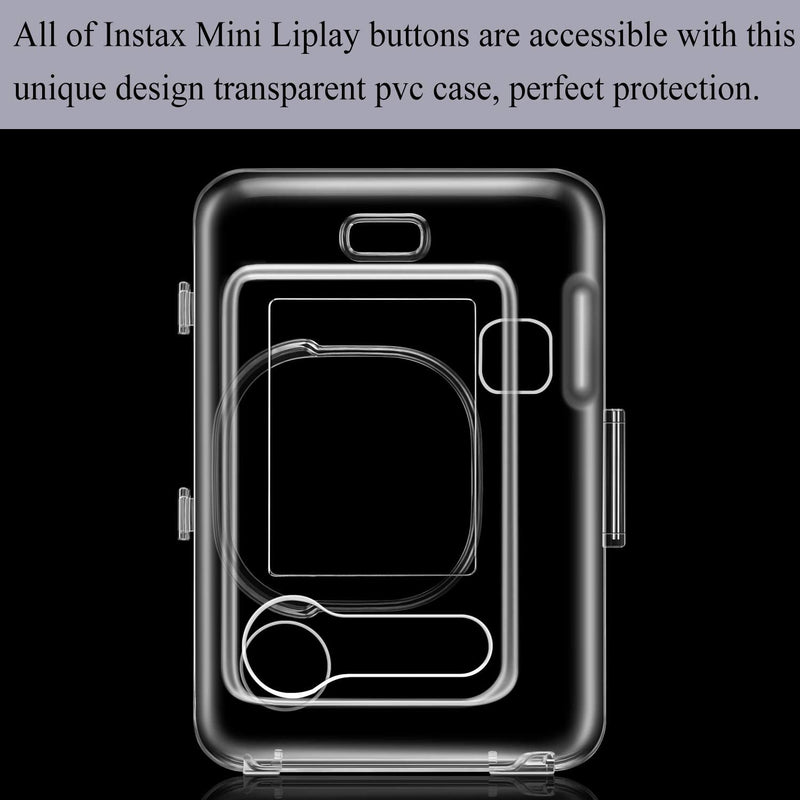Fujifilm Instax Mini Liplay Hybrid Instant Film Camera Clear Case | Fintie
