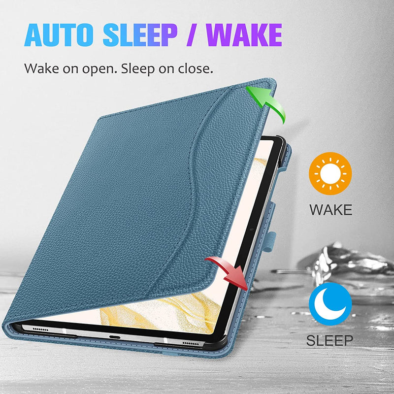 Galaxy Tab S8 Plus 2022 / Tab S7 FE / Tab S7 Plus Multi-Angle Protective Case | Fintie