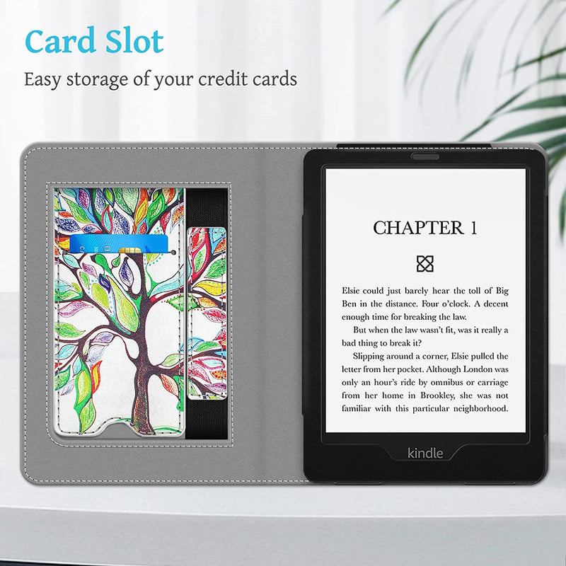 Kindle Paperwhite (11th Gen 2021) Sleeve Case with Foldable Stand and Hand Strap | Fintie
