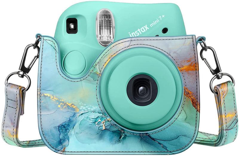 instax mini 7+ green bag 