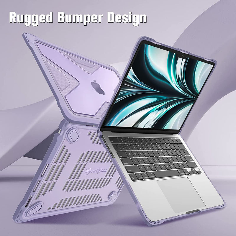 MacBook Air M2 13.6-inch (Model A2681, 2022) Tuatara Rugged Case | Fintie