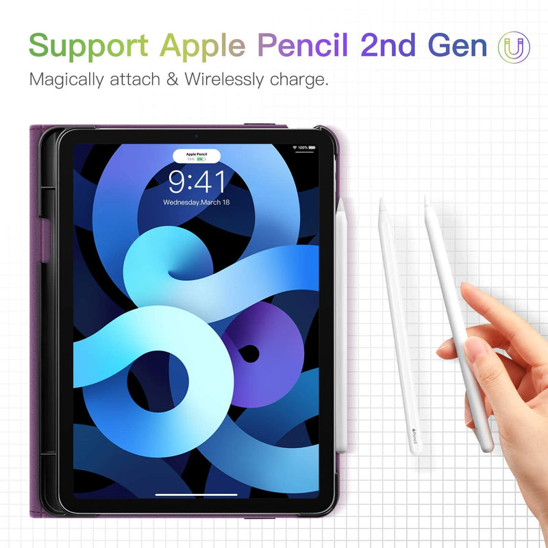 iPad Air 11" (M3 2025, M2 2024)/ iPad Air 5th/4th Gen (10.9") Multi-Angle Viewing Case | Fintie