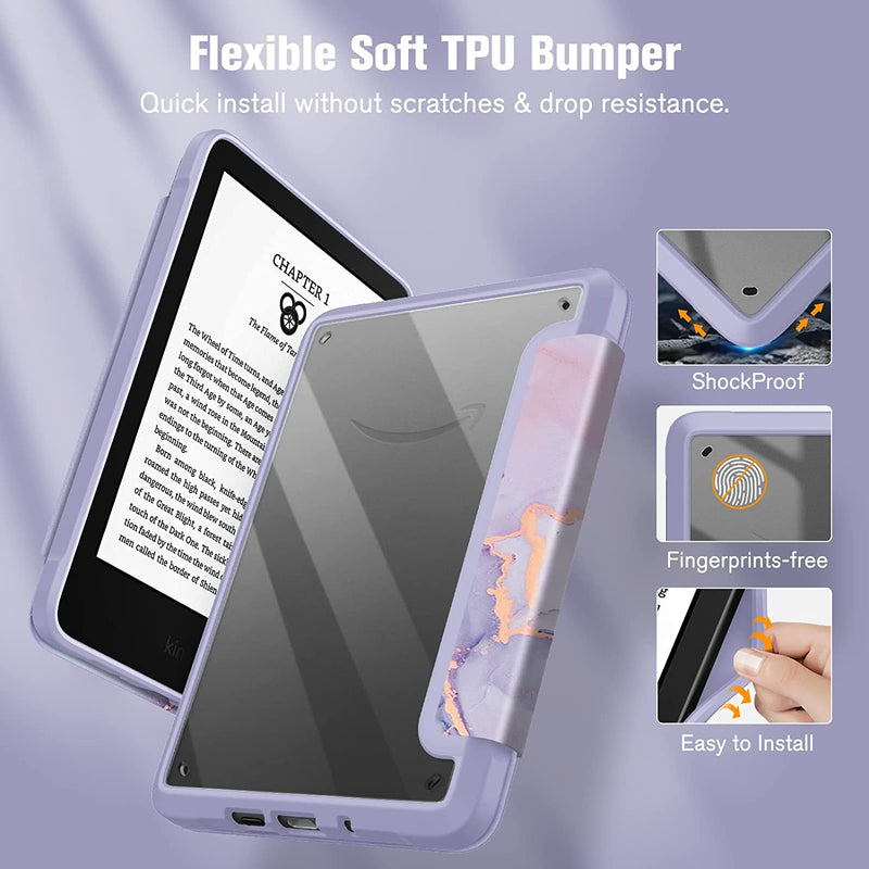 Kindle (11th Gen 2024/2022) Hybrid Slim Case | Fintie