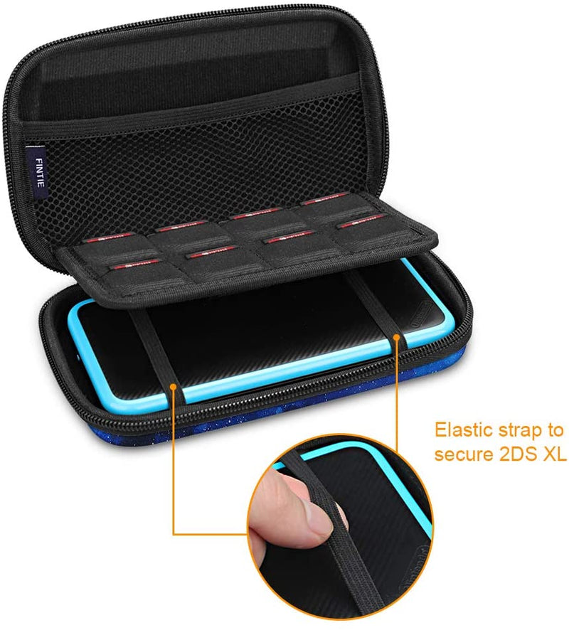3ds xl case with a charging cable pocket  
