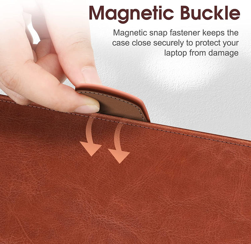 macbook pro 16 sleeve case with a magnetic buckle