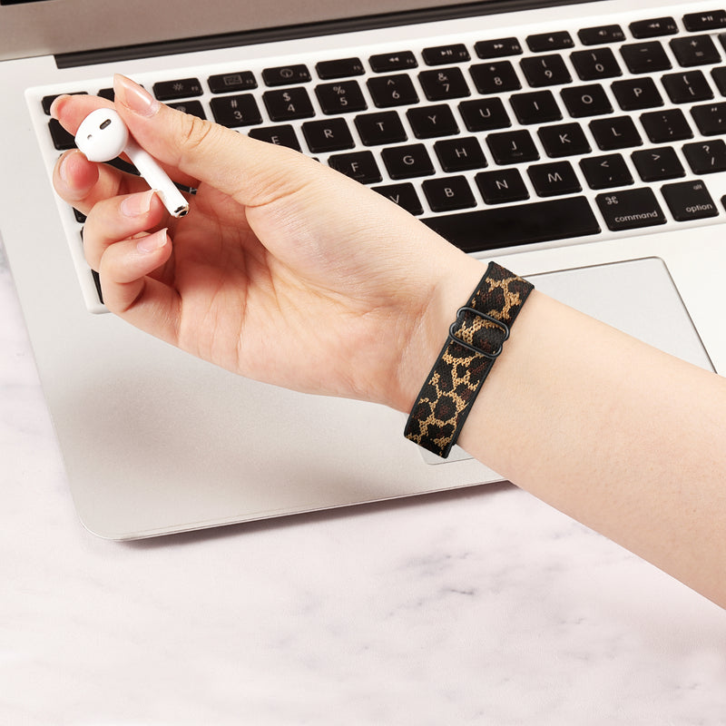 Fitbit Luxe Elastic Band Adjustable Stretchy Nylon Loop Band | Fintie