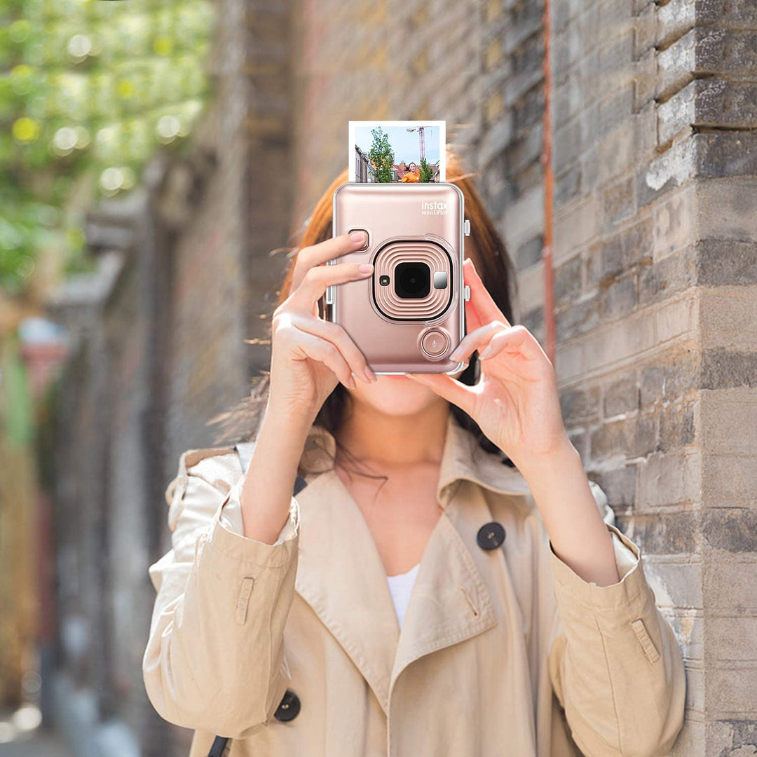 Fujifilm Instax Mini Liplay Hybrid Instant Film Camera Clear Case