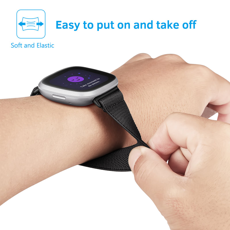 Fitbit Versa 4/Versa 3 / Fitbit Sense 2 Elastic Watch Band | Fintie