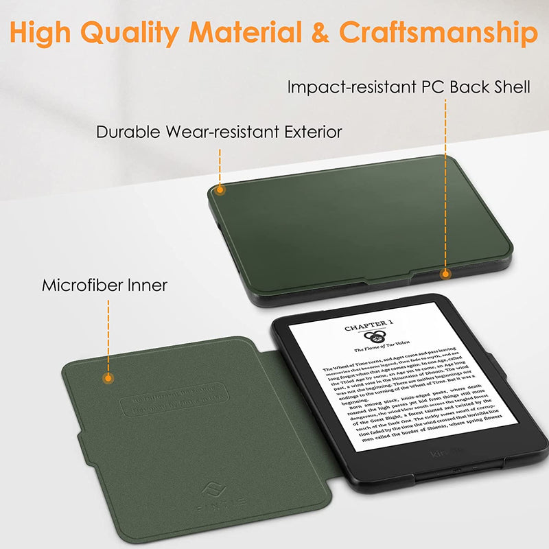 Kindle (11th Gen 2024/2022) Slimshell PU Leather Case | Fintie