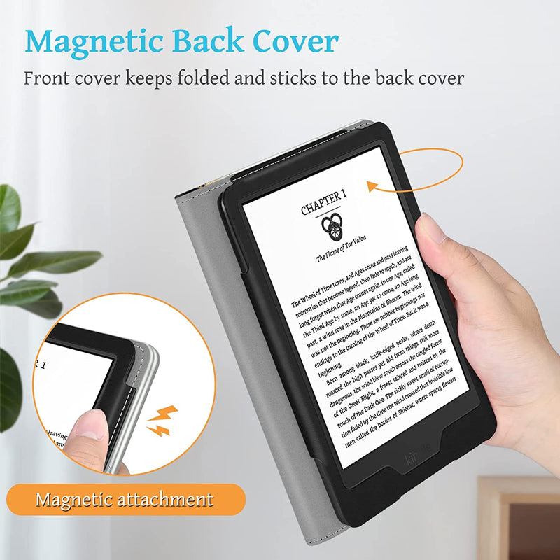 Kindle (11th Gen 2024/2022) Vegan Leather Sleeve Case | Fintie