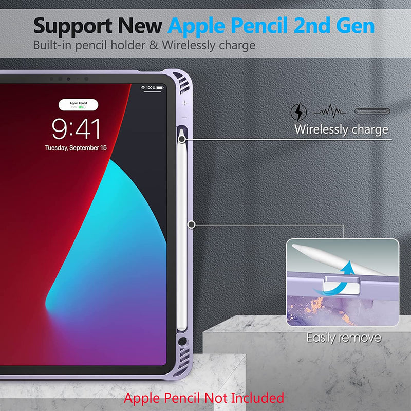 ipad air 2022 case with apple stylus holder