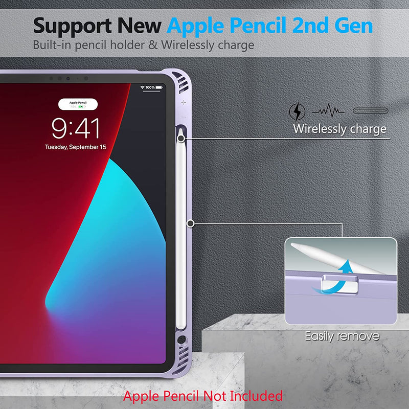 ipad case with apple pencil 2 holder