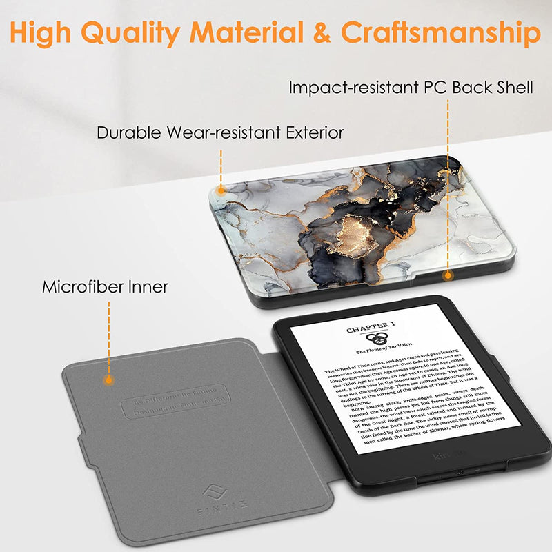 Kindle (11th Gen 2024/2022) Slimshell PU Leather Case | Fintie