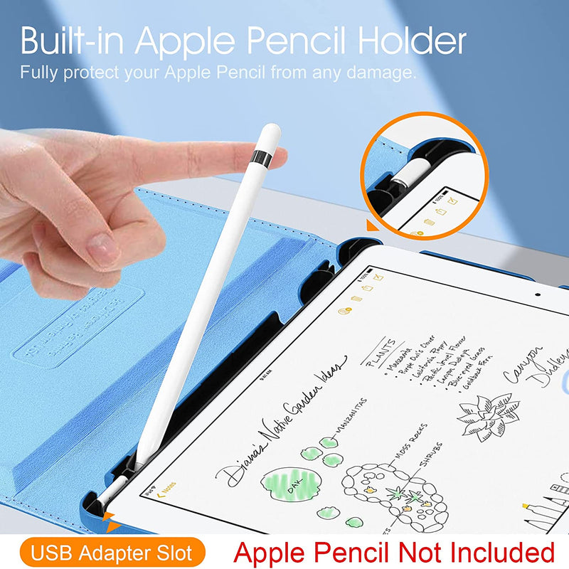 ipad 7th generation case with pencil  holder