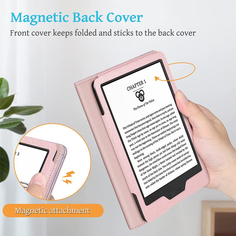 Kindle (11th Gen 2024/2022) Vegan Leather Sleeve Case | Fintie