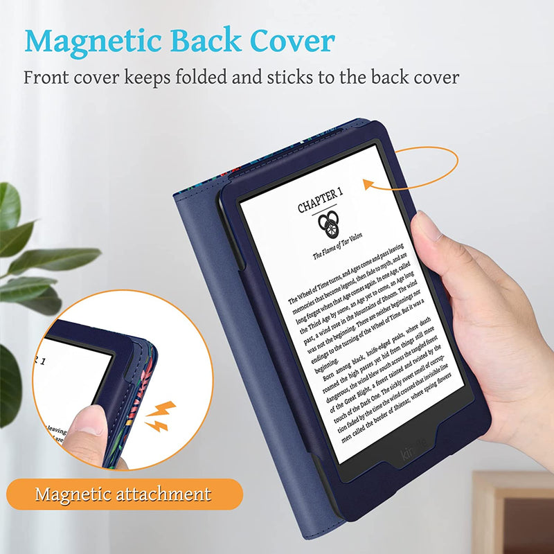Kindle (11th Gen 2024/2022) Vegan Leather Sleeve Case | Fintie