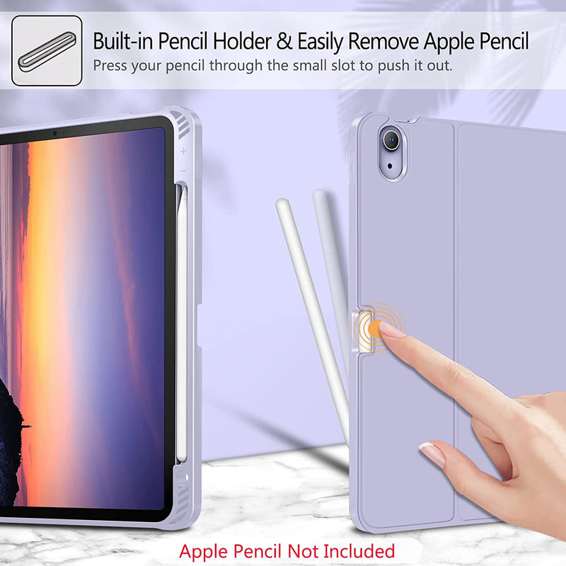 ipad air case with pencil holder