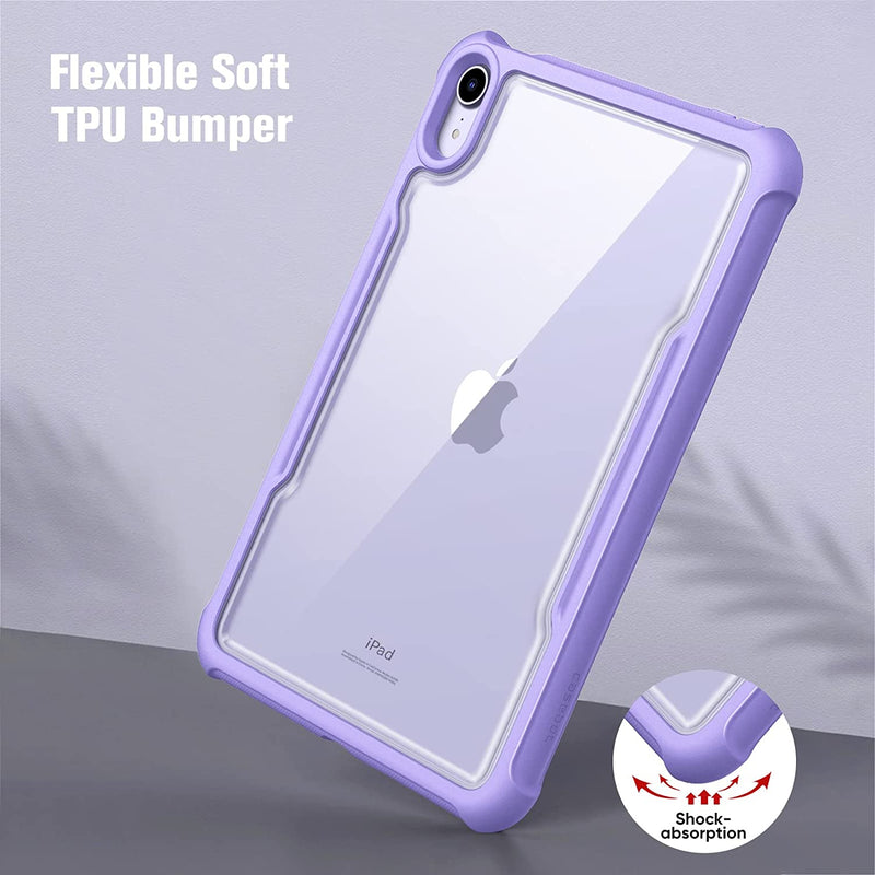 iPad Mini A17 Pro (2024), iPad Mini 6th Gen (2021) Shockproof Hybrid Back Cover | Fintie