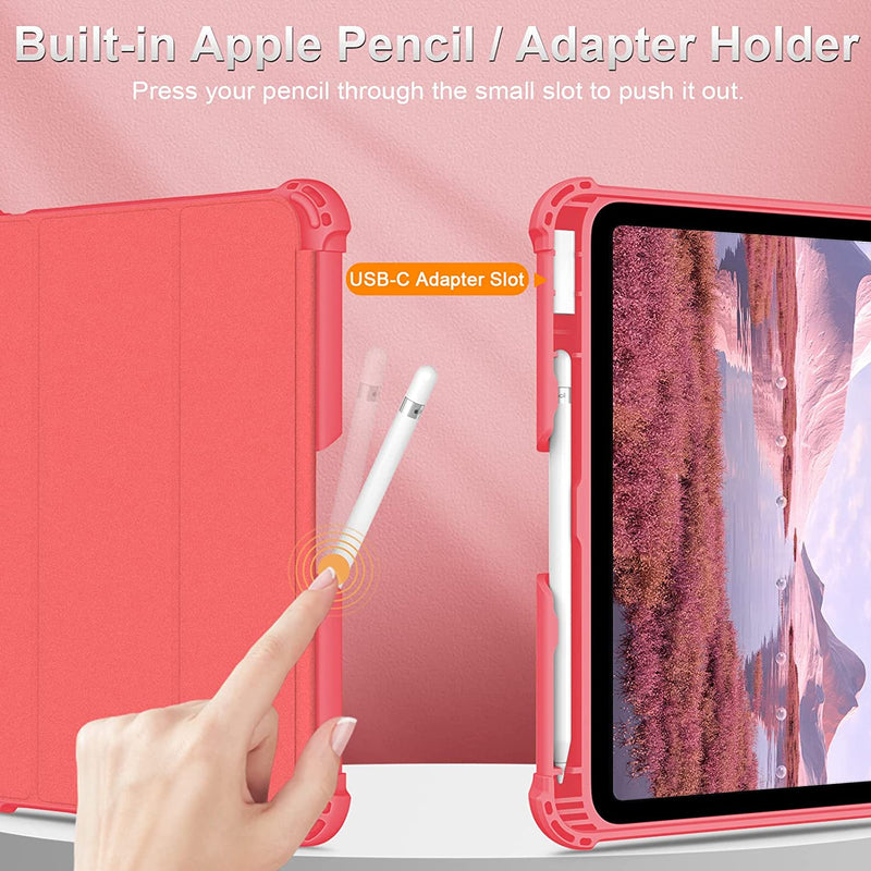 iPad 10th Gen 10.9" 2022 Hybrid Rugged Case w/ Pencil Holder | Fintie