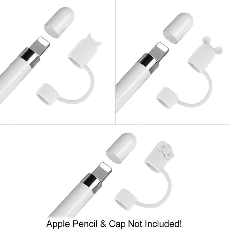 Apple Pencil 1st Gen Silicone Cover Bundle (3 Pieces) | Fintie