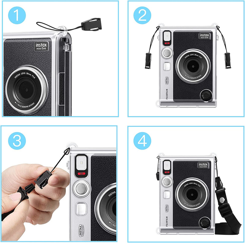 Fujifilm Instax Mini EVO Camera Protective Clear Case | Fintie