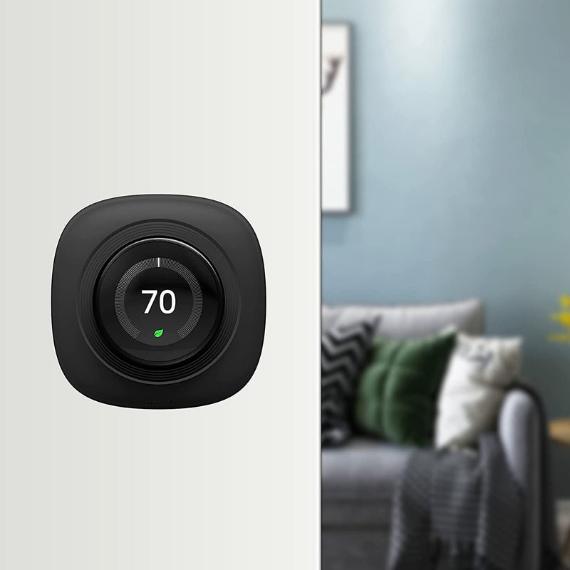 fintie nest learning thermostat black wall plate
