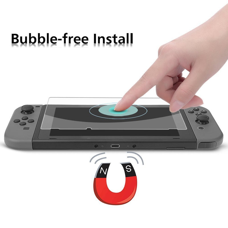 bubble-free nintendo switch screen protector 