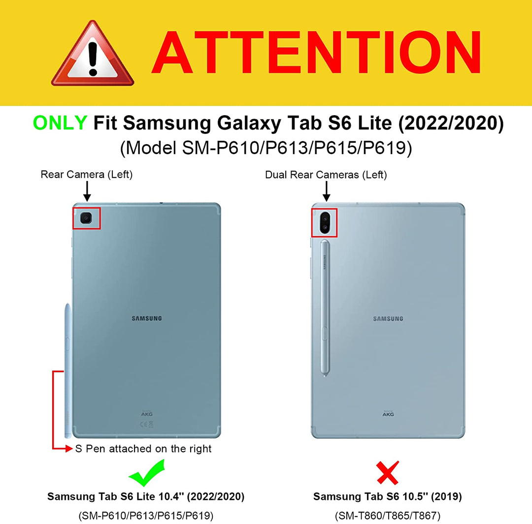 Galaxy Tab S6 Lite 10.4-Inch Multi-Angle Viewing Case | Fintie
