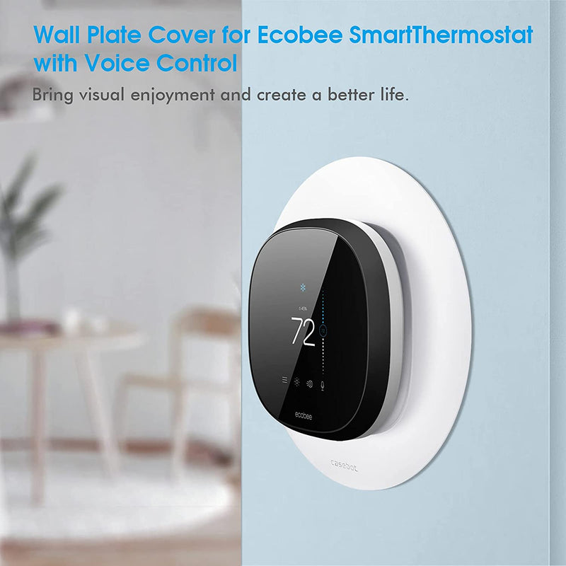 Ecobee Smart Thermostat With Voice Control Wall Plate Cover | Fintie