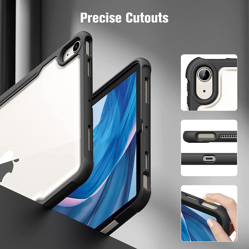 iPad Air 11" (M3 chip 2025, M2 chip 2024), iPad Air 5th Gen/ iPad Air 4th Gen Hybrid Back Cover | Fintie