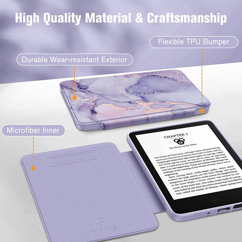 Kindle (11th Gen 2024/2022) Hybrid Slim Case | Fintie