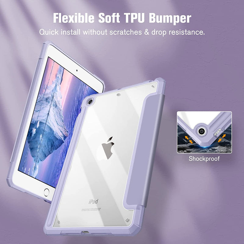 iPad Mini 3/2/1 Shockproof Hybrid Slim Clear Back Case | Fintie