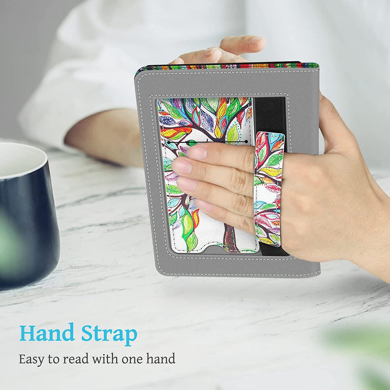 Kindle Paperwhite (11th Gen 2021) Sleeve Case with Foldable Stand and Hand Strap | Fintie