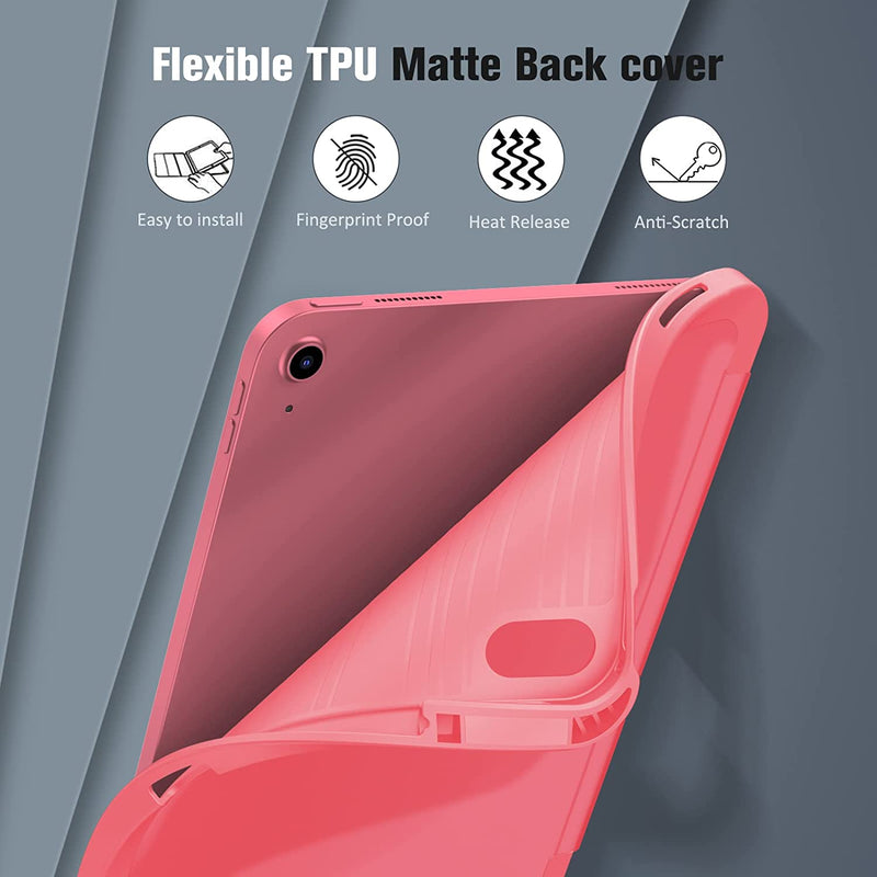 iPad 11-Inch A16 Chip (2025)/iPad 10th Generation 10.9-Inch SlimShell Case w/Soft TPU Stand Back & Pencil Holder | Fintie