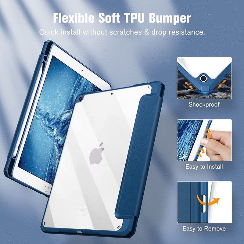 iPad 9th Gen (2021), iPad 8th/7th Gen 10.2-Inch Hybrid Slim Case | Fintie
