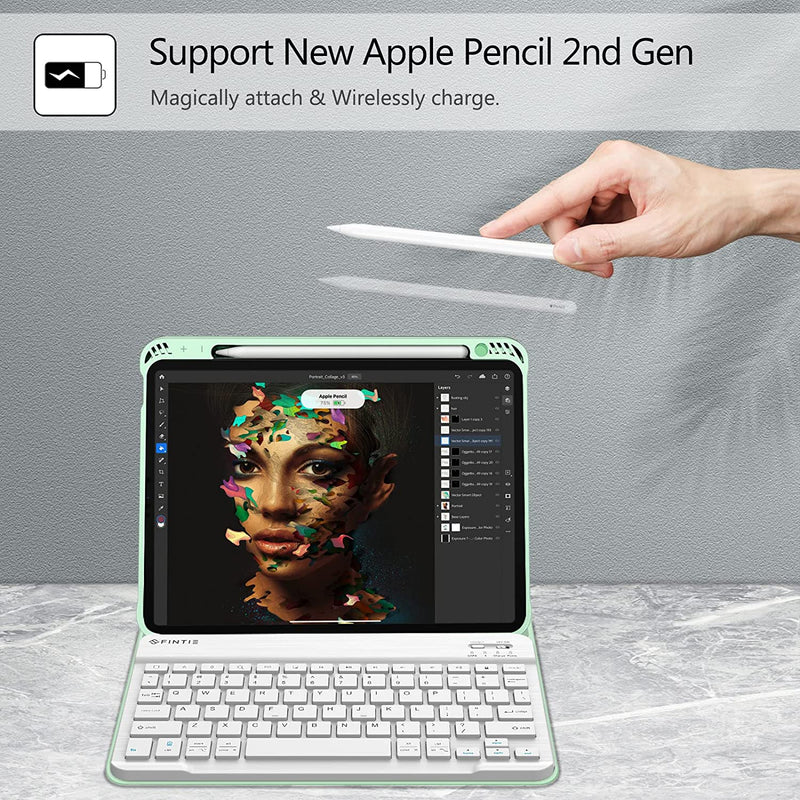 ipad air 5 case with pencil holder