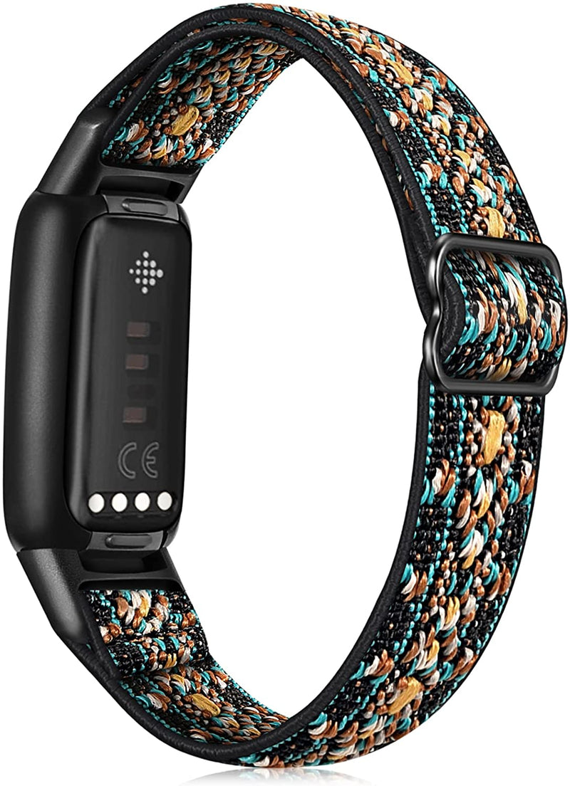 Fitbit Luxe Elastic Band Adjustable Stretchy Nylon Loop Band | Fintie