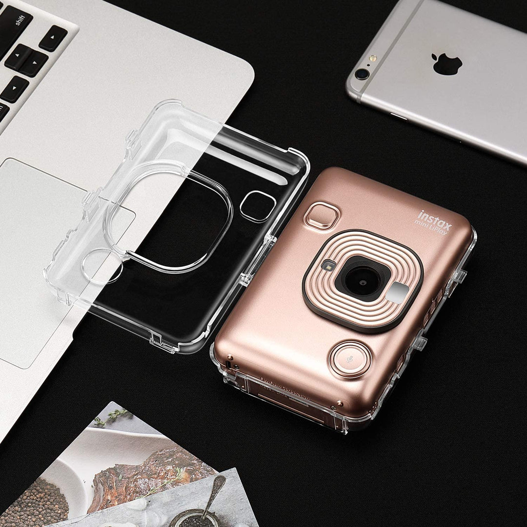 Fujifilm Instax Mini Liplay Hybrid Instant Film Camera Clear Case